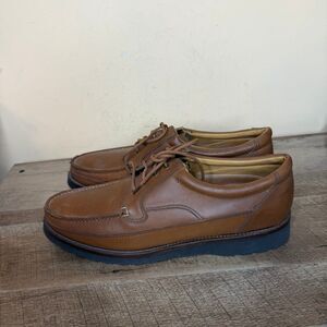 Alden 815 Tan Aniline Mocc Oxford men’s 12 b brown dress shoes